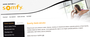 Responzivní web SOMFY Partners